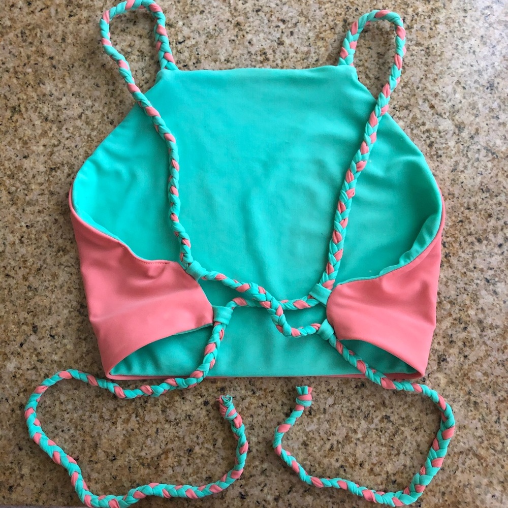 Reversible Halter Bikini Top